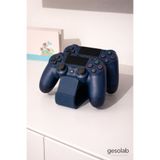 GESOLAB PS4-PS5 Dual Controller Standı – 2’li Kumanda Tutucu Siyah | Masa Üstü Düzenleyici Stand