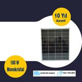 Gesper 100 Watt Monokirstal Güneş Paneli 12V 36 Hücre