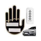 Gesture Uzaktan Kumandalı El Orta Parmak Led Araba Içi Led 3 Farklı Mod 1 Ad