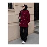 get crazy collection Kadın Fiyonklu Taşlı Premium Kalite Tesettür Tunik