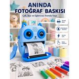 Get Store 2.4'' IPS Ekranlı Çocuk Fotoğraf Makinesi Hd Çekim ve Anında Baskı Keyfi