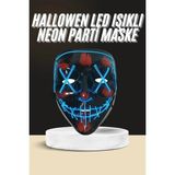 Get Store Işıklı LED Maske Parti Eğlence Maskesi Hallowen Neon Maske