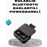 Get Store Powerbank Özellikli Bluetooth Kablosuz Kulaklık – Dokunmatik Kontrol, Uzun Pil Ömrü, Ergonomik Tasarım