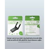Get Store USB Wifi Adaptör – 1200 Mbps Hız - Altın