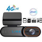 Getalink ZM1 4G SIM Kart Soketli HD Araç İçi Kayıt Kamerası GPS+ G-Sensör Uzaktan Canlı Araç Takip, Ses Dinleme - Siyah