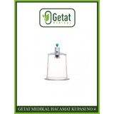 Getat Medikal Getat Hacamat Kupası No:4 - 50 Adet - Şeffaf