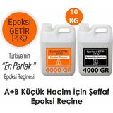 Getir Epoksi Pro 10 kg A+B Küçük Hacim Için Epoksi Reçine