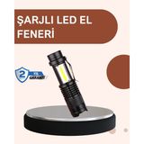 Getittir Alüminyum Gövdeli 2000 Lümen Güçlü LED El Feneri - Lisinya
