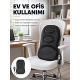 Getittir Ev ve Araç Için Masaj Minderi Modlu Isıtmalı Titreşimli Koltuk Masaj Pedi - Lisinya