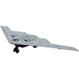 Getittir HW777-20 - Çek Bırak Metal Uçak Sesli Işıklı - Gri (Lisinya)