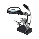 Getittir -Masa Üstü Mandallı ,2.5X90MM, 7.5X34MM Mercekli ,adaptörlu Işıklı Büyüteç ( Lisinya )