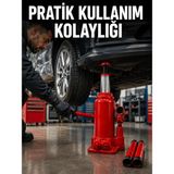 Getittir Sağlam Taban Yapılı Güvenilir Hidrolik Şişe Kriko - Lisinya