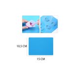 Getshop Alışveriş Pazarı Epoksi Masa Koruyucu Silikon Pedi Silikon Çalışma Matı 15x10cm GT-9448