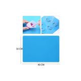 Getshop Alışveriş Pazarı Epoksi Masa Koruyucu Silikon Pedi Silikon Çalışma Matı 40x30cm GT-9445