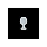 Getshopmini Epoksi Şarap Bardağı Kalıbı Kolye Anahtarlık Silikon Kalıbı 5.5x3cm