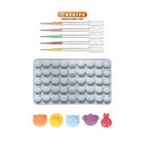 Getshopmini Epoksi Sugarcraft Şekerleme Hayvan Jelibon Kalıbı Mini Hayvan Haribo Kalıbı-Damlalık Esans Hediyeli