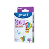 Getwell 19X72 mm 20'li Renkli Yara Bandı