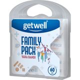 Getwell Family Pack Yara Bandı 60 Adet Sağlam ve Esnek Malzeme Özellikleri ile Kullanım Kolaylığı