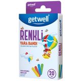 Getwell Getweell Renkli Yara Bandı 20 Adet