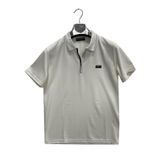 Gewer Fermuarlı Yakalı Slim Fit Kısa Kol Erkek Tişört-6816
