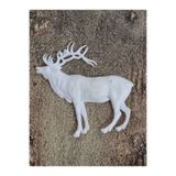 Geyik Esnek Aplik No:HS41 Ahşap, Mobilya Yenileme, Mobilya Süsleme 6x4 cm