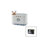 GEYİK FİGÜRLÜ 700ML SESE DUYARLI USB ŞARJLI - RENKLİ LEDLİ IŞIK HAVA NEMLENDİRİCİ BUHAR MAKİNE - KOKU GİDERİCİ 4.5W GO-53-vice