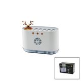 Geyik Figürlü 700Ml Sese Duyarlı Usb Şarjlı - Renkli Ledli Işık Hava Nemlendirici Buhar Makine - Koku Giderici 4.5W (Timya/Go1395) 197704