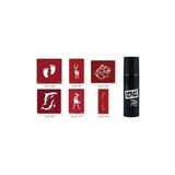 Geyik Sırt Spray Tattoo Geçici Sprey Dövme Seti
