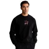 Geyik Unisex Sweatshirt (50, Siyah, S)
