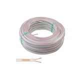 Geylani 5 Metre 2 X 0,75 Kablo Yassı Kordon Hoparlör Led Elektrik Kablosu Beyaz