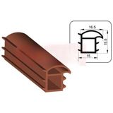 Geylani Yapı Market Çelik Kapı Fitili Contası Kahverengi 6 Metre
