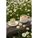 Gezdikçe Bilelim Canım Kendim Serisi,Papatya Fincan ve Kupa Takımı, El Yapımı Seramik, Hediyelik, Mug, Hand Made