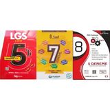 Gezegen Yayıncılık 8.Sınıf LGS 7'li Deneme, Bey 8.Sınıf LGS 5'li Deneme, Öncelik 8.Sınıf LGS 5'li Deneme