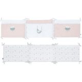 Gezenbebe Hero Bebek & Çocuklar İçin Nakışlı Karyola Kenar Koruyucu (40X180) Bunny