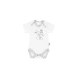 Gezenbebe Hero Bebekler İçin Kısa Kol Body Bunny 6-9 Ay