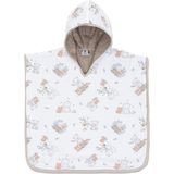 Gezenbebe Hero Desenli Müslin & Havlu Bebek Çocuk Pançosu Teddy - Krem