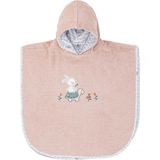Gezenbebe Hero Kahraman Kapüşonlu Havlu Bebek Çocuk Pançosu Bunny - Pembe
