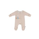 Gezenbebe Hero Uzun Kollu Bebek Tulumu Teddy (Organik) 6-9 Ay
