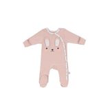 Gezenbebe Hero Uzun Kollu Nakışlı Bebek Tulumu Bunny 6-9 Ay
