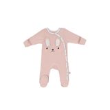Gezenbebe Hero Uzun Kollu Nakışlı Bebek Tulumu Bunny Yeni Doğan