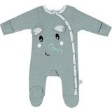 Gezenbebe Hero Uzun Kollu Nakışlı Bebek Tulumu Elephant - 3 - 6 Ay - Yeşil