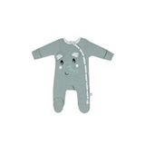 Gezenbebe Hero Uzun Kollu Nakışlı Bebek Tulumu Elephant 6-9 Ay