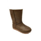 Gezer 00546 Kahverengi Kar Kış Sıcak Astar Filet Çocuk Çizme