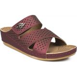Gezer 10677 Fashion Anatomic Bordo Kadın Terlik