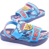Gezer 11534 Erkek Çocuk Kaydırmaz Plaj Havuz Banyo Günlük Terlik & Sandalet - Mavi