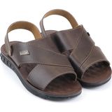 Gezer 12481 Yazlık Erkek Terlik Sandalet - Kahve