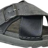 Gezer 15802-25 Deri Anatomik Çapraz Bant Erkek Terlik