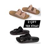 GEZER 2 ÇİFT AYARLANABİLİR ÇİFT TOKA GÜNLÜK KADIN TERLİK SETİ