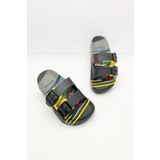 GEZER Altuntaş - Araba Figürlü Erkek Çocuk Terlik Modeli - Siyah