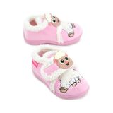 Gezer Bebe Kız Çocuk Kışlık Cırtlı Ayarlanabilir Günlük Okul Kreş Panduf Ayakkabı Ga2kbm.03362.00.r90.b42 Pembe